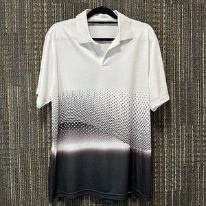 TWOROY white and black polo